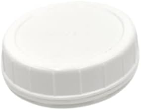 The Dairy Shoppe Glass Milk Bottle, Heavy Glass with Extra Lid, Creamery Style (1, Threaded Pint)