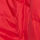 SHEIN LUNE Autumn/Winter Red Coat ,Contrast Blak Furry Trim Long Down& Feathers, Warm Clothes