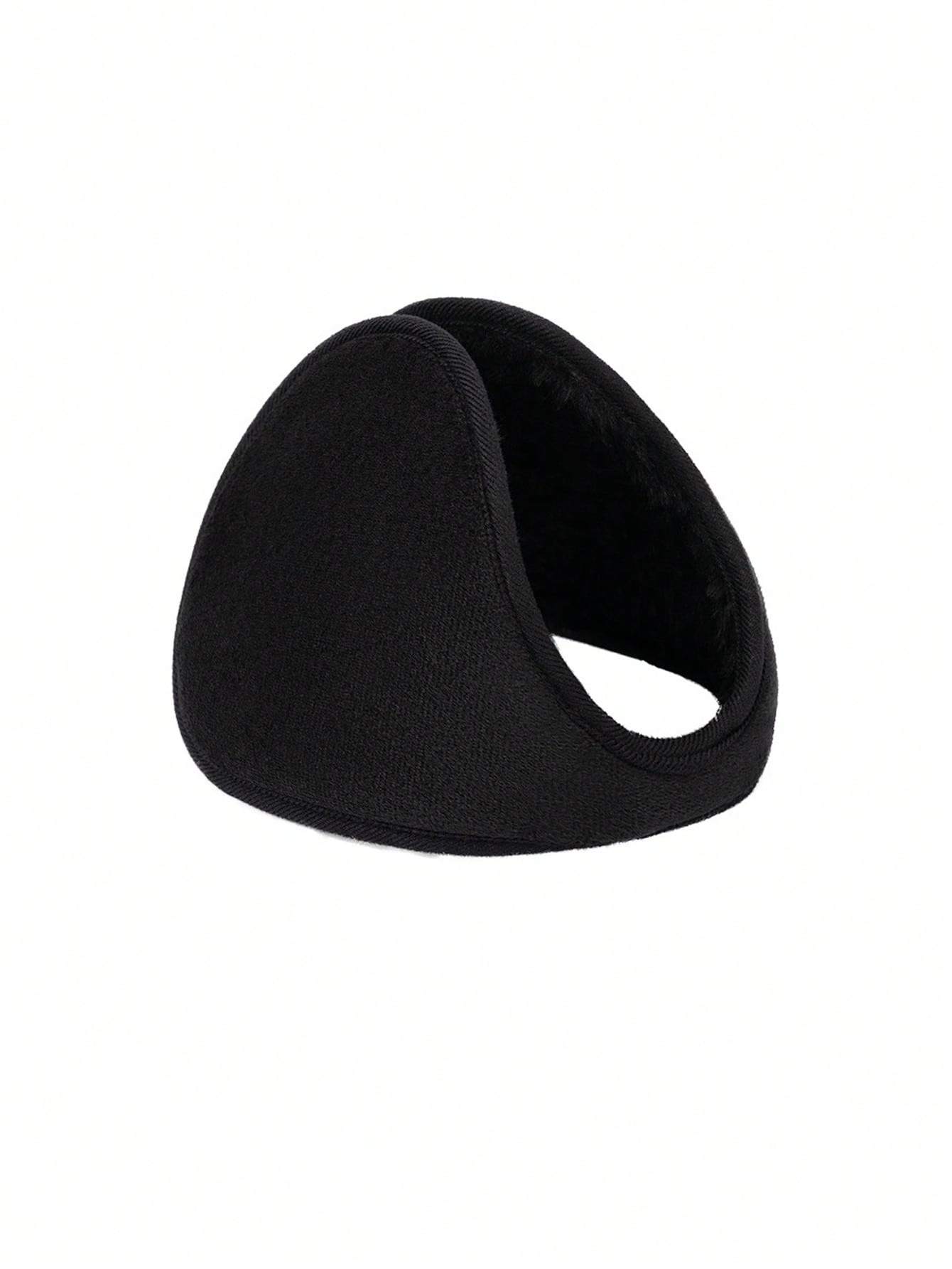 1pc Men's Ear Muffs, Winter Warm Plush Earmuffs, Windproof Ear Warmers, Suitable For Cycling, Outdoor Activities In Cold Weather