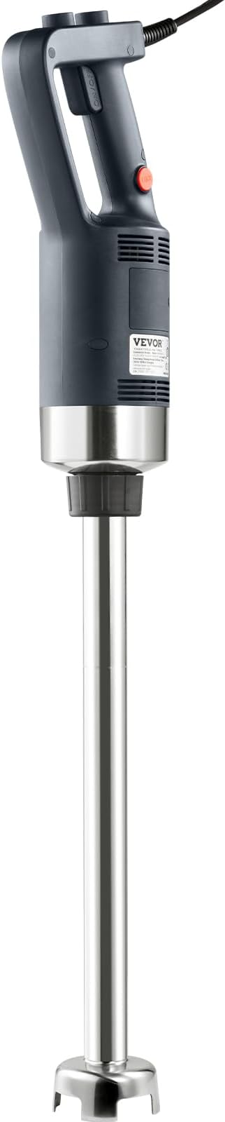 VEVOR Commercial Immersion Blender, 500 Watt 20Inch Heavy Duty Hand Mixer, Variable Speed Mixer with 304 Stainless Steel Blade, Multi-Purpose Portable Mixer for Soup, Smoothie, Puree, Baby Food