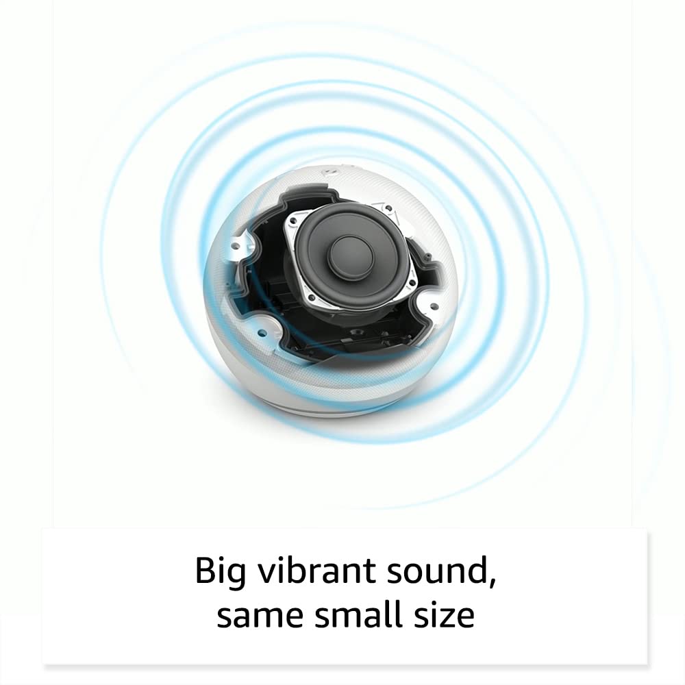 Like-New Amazon Echo Dot (newest model), Vibrant sounding Alexa speaker, Great for bedrooms, dining rooms and offices, Deep Sea Blue
