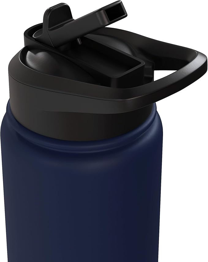 Milk Carton Kawaii Cute Smiling Milk Stainless Steel Insulated Water Bottle
