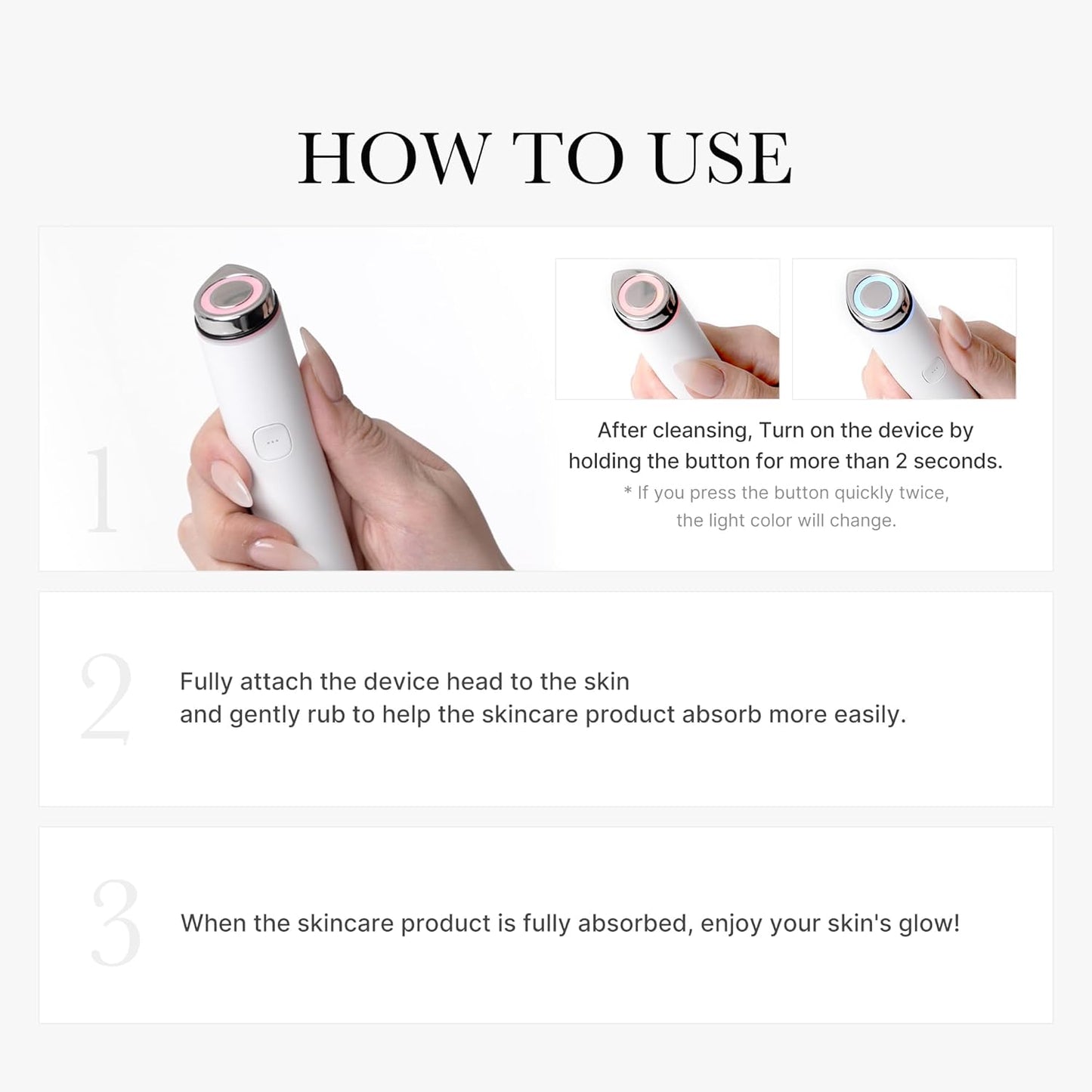 medicube Mini Booster Pro Pink | Affordable at-Home Facial Skin Care Tool for Beginners - Portable Glow Booster for Glass Skin, Boosting Skin Care Absorption, Skin Care for Teens, Korean Skin Care