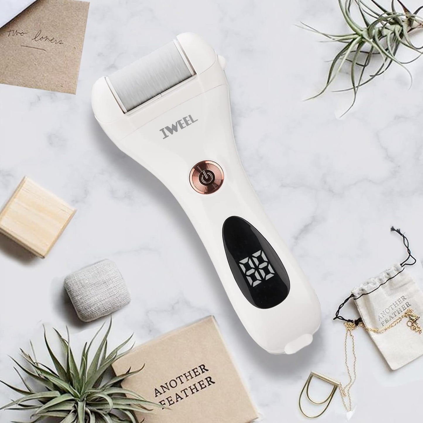Callus Remover for Feet Shaver Rechargeable Electric Foot File Pedicure Tools for Feet Professional Callous Shaver Waterproof Pedicure kit for Cracked Heels and Dead Skin