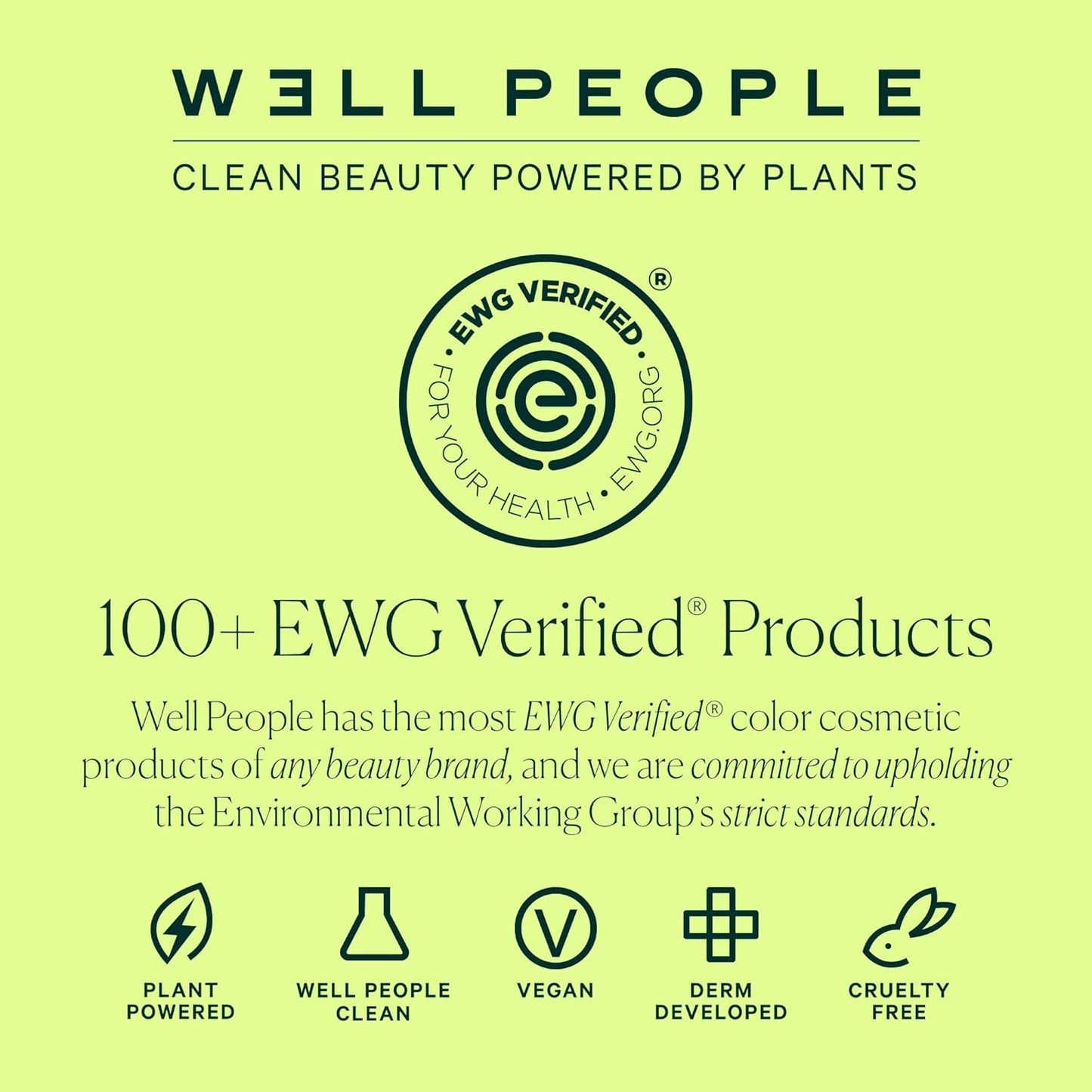 Well People Power Palette Eyeshadow, Five Long-wear, Hyper-pigmented Matte & Shimmer Shades For Intense Color, Vegan & Cruelty-free, Amethyst
