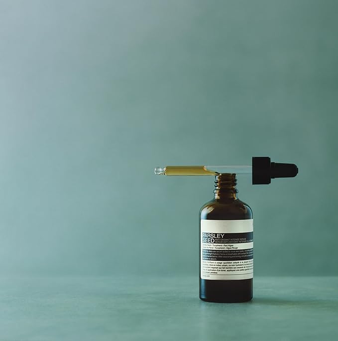 Aesop Parsley Seed Anti-Oxidant Intense Facial Serum with Vitamin E | Lightweight Daily Serum to Fortify and Protect the Skin | 2.0 oz