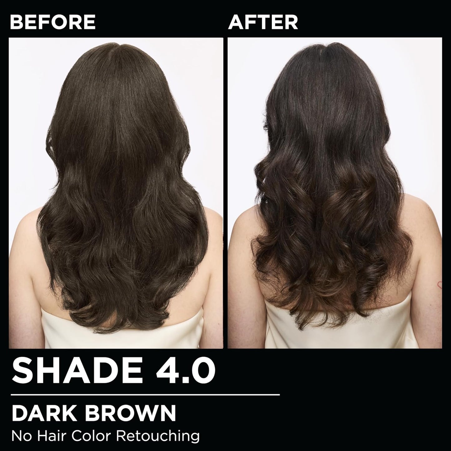 Garnier Hair Color Olia Ammonia-Free Brilliant Color Oil-Rich Permanent Hair Dye, 4.0 Dark Brown, 2 Count (Packaging May Vary)