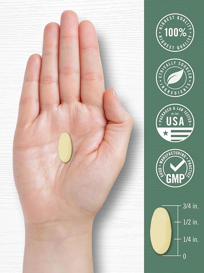Carlyle KSM-66 Ashwagandha 600mg | 120 Caplets | Extract Supplement with L-Theanine | Vegan, Non-GMO, Gluten Free