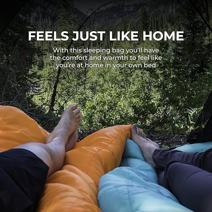 Teton Celsius Regular, -25F, 20F, 0F Degree Sleeping Bags, All Weather Bag for Adults and Kids, Camping Made Easy and Warm, Travel Sack Included