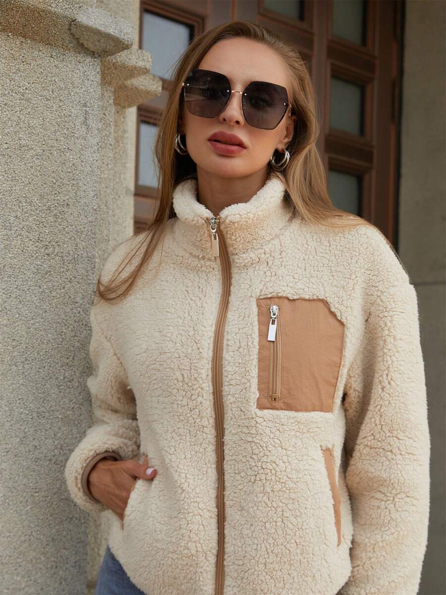 Women's Casual Faux Fur Jacket For Autumn/Winter