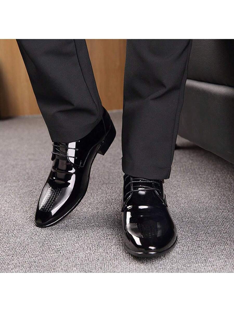 Plus Size Men Casual Business Dress Shoes Low-Top Sneakers Breathable Comfortable Dress Shoes For Young Men