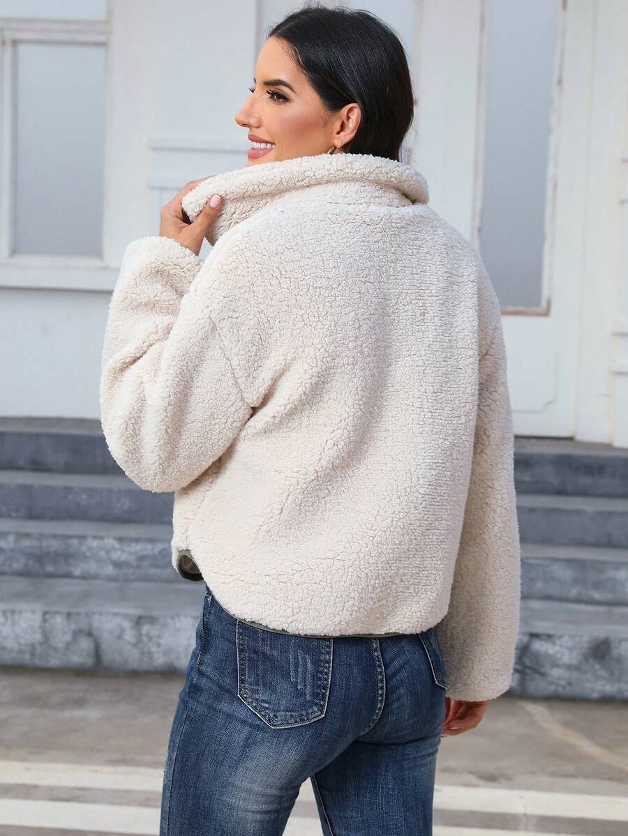Women's Casual Faux Fur Jacket For Autumn/Winter