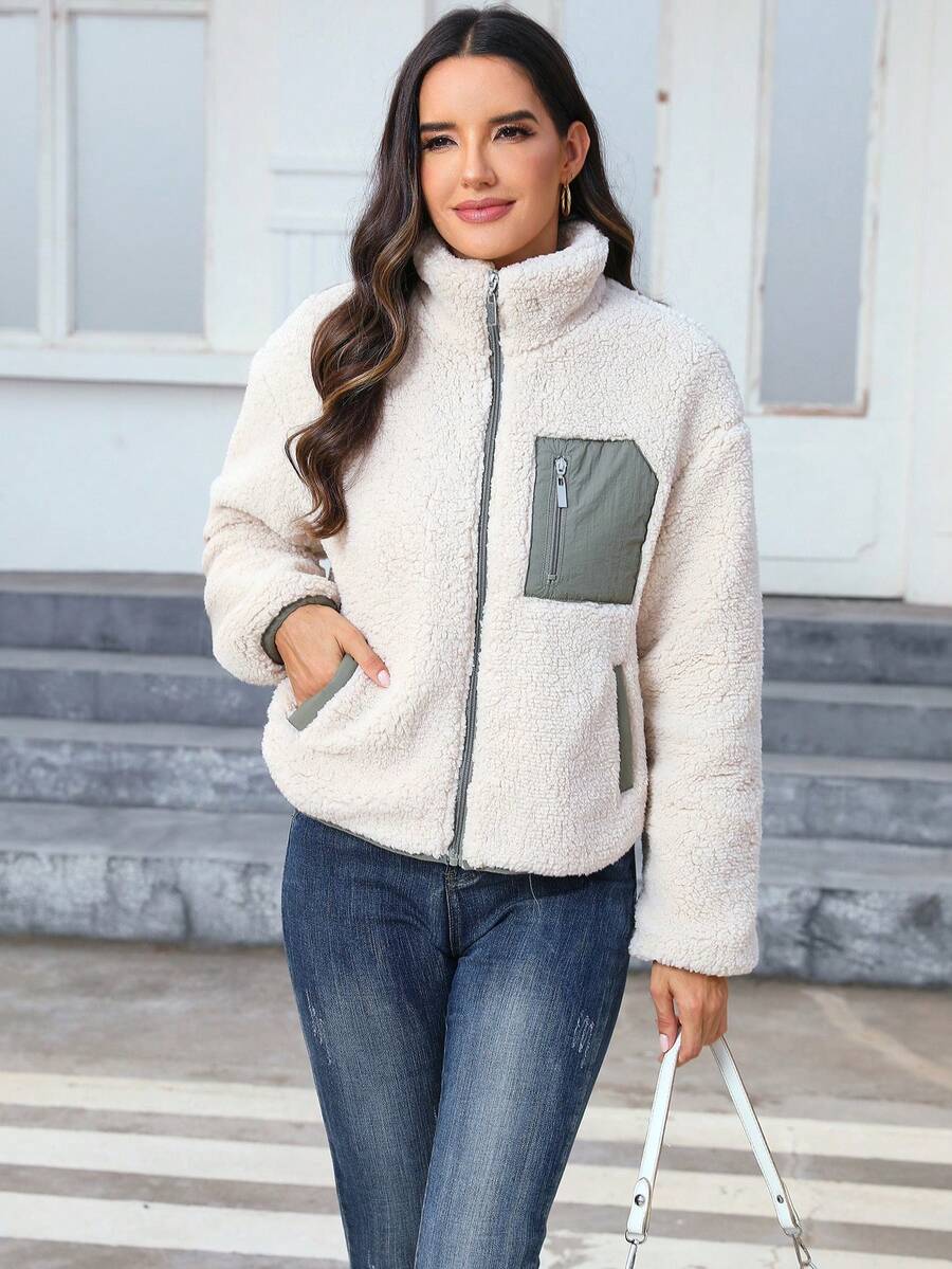 Women's Casual Faux Fur Jacket For Autumn/Winter