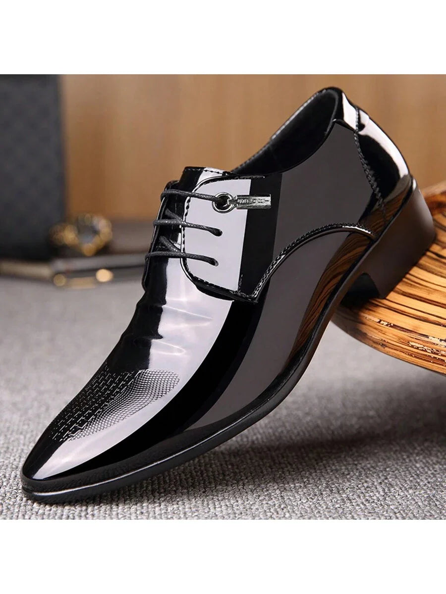 Plus Size Men Casual Business Dress Shoes Low-Top Sneakers Breathable Comfortable Dress Shoes For Young Men