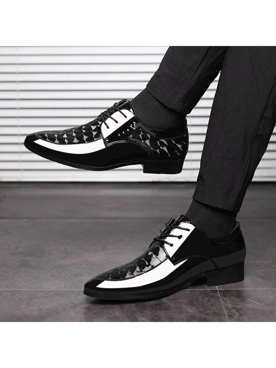 Plus Size Men Casual Business Dress Shoes Low-Top Sneakers Breathable Comfortable Dress Shoes For Young Men