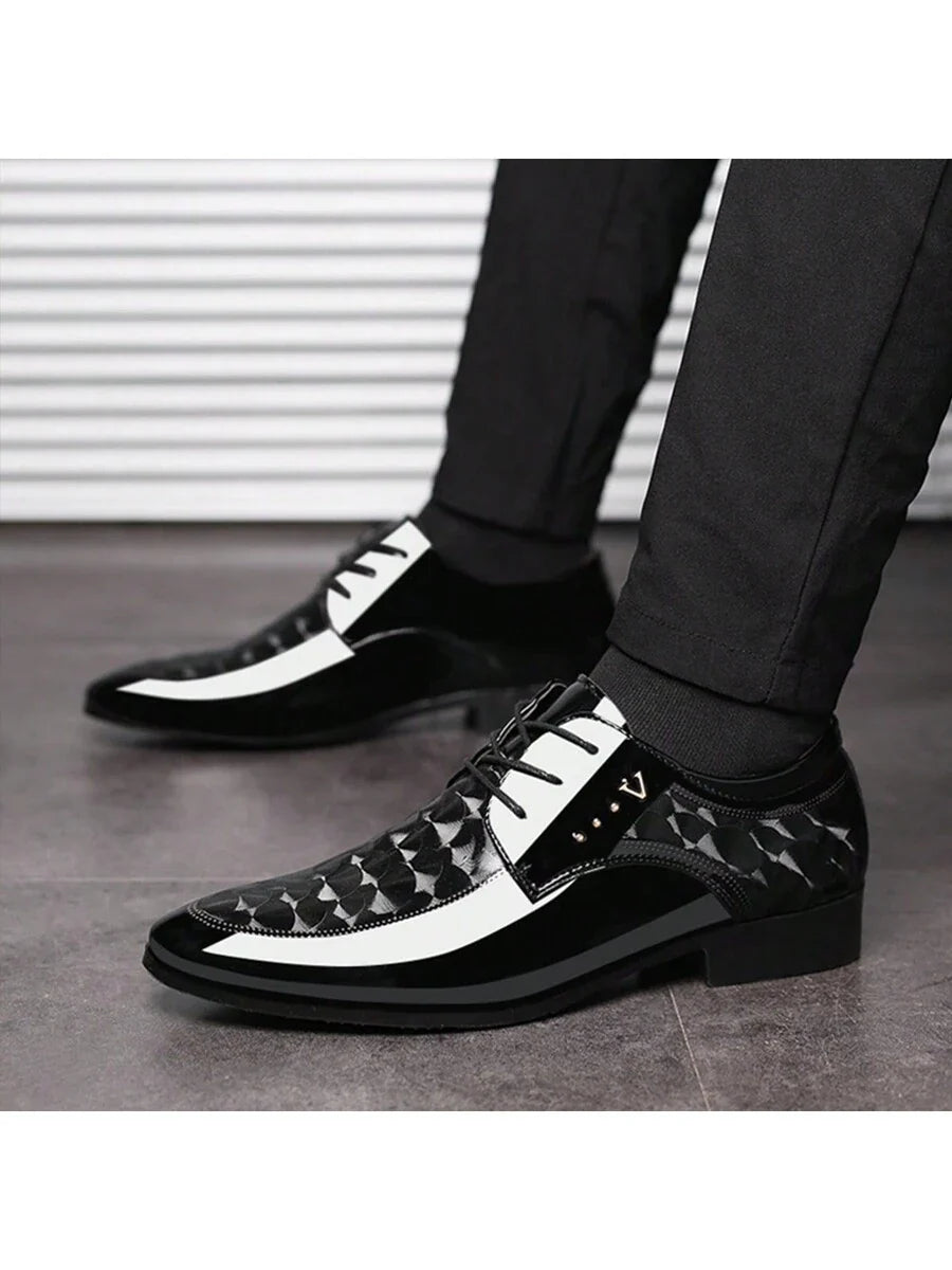 Plus Size Men Casual Business Dress Shoes Low-Top Sneakers Breathable Comfortable Dress Shoes For Young Men