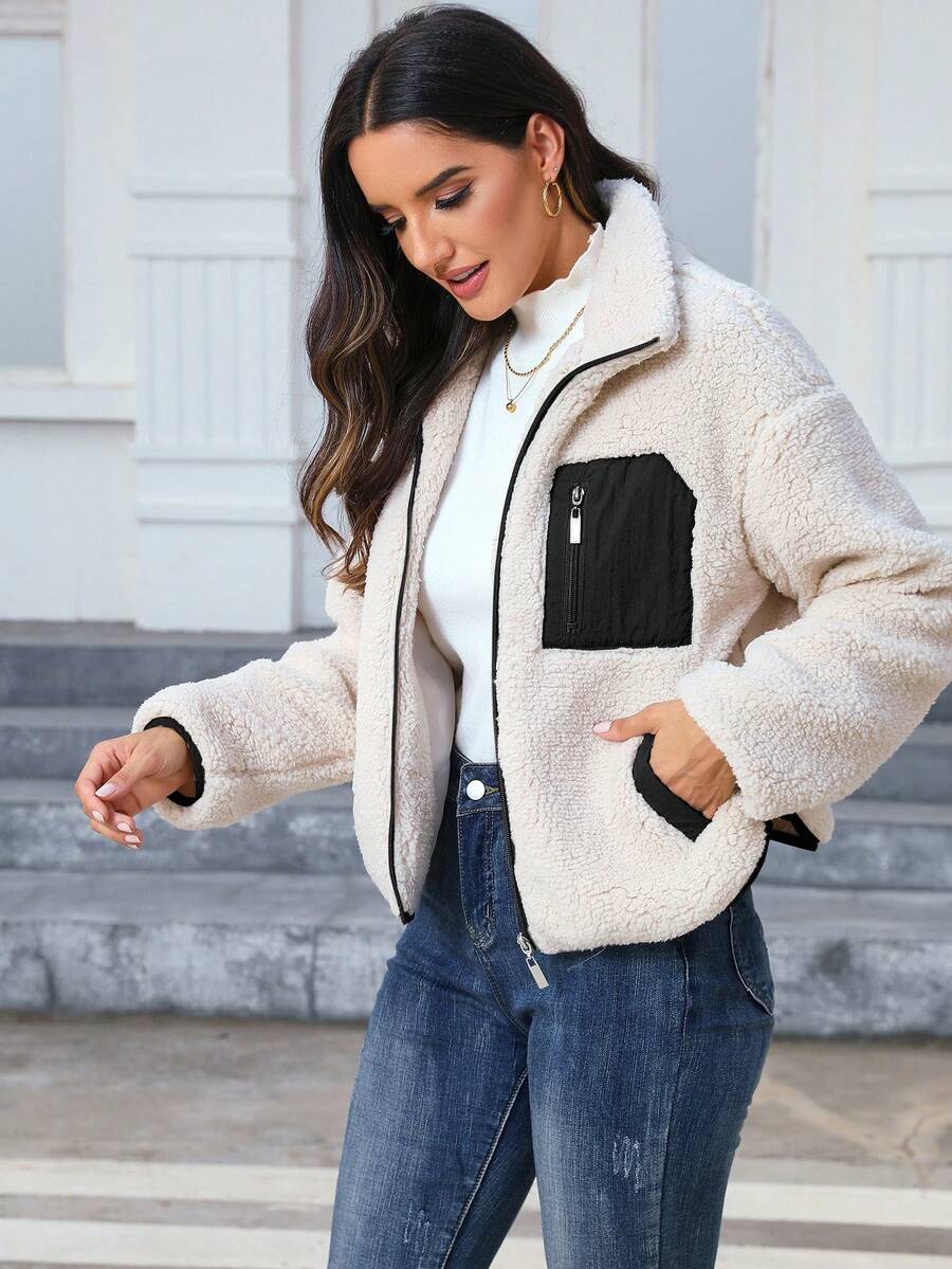 Women's Casual Faux Fur Jacket For Autumn/Winter