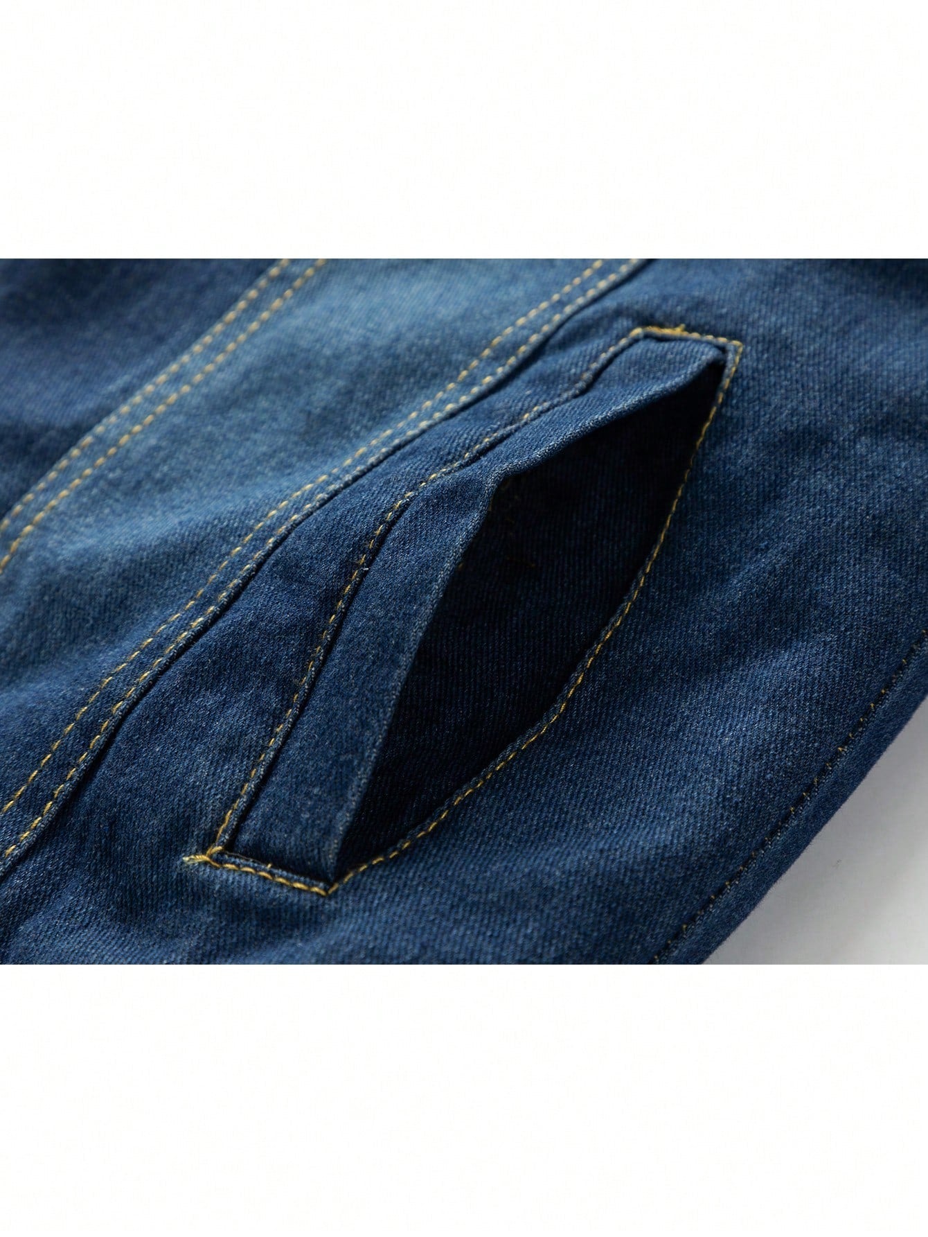 Men's Borg Collar Teddy Lined Denim Jacket for Fall Winter