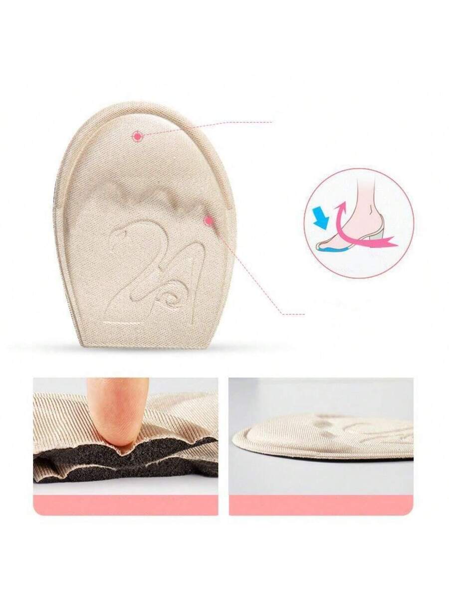 Shoe Size Adjuster, Shoe Toe Insert Pad, Sports Shoe Insole, High Heel Forefoot Cushion, Women Shoes Size Reducer, Sneakers, Running Shoes
