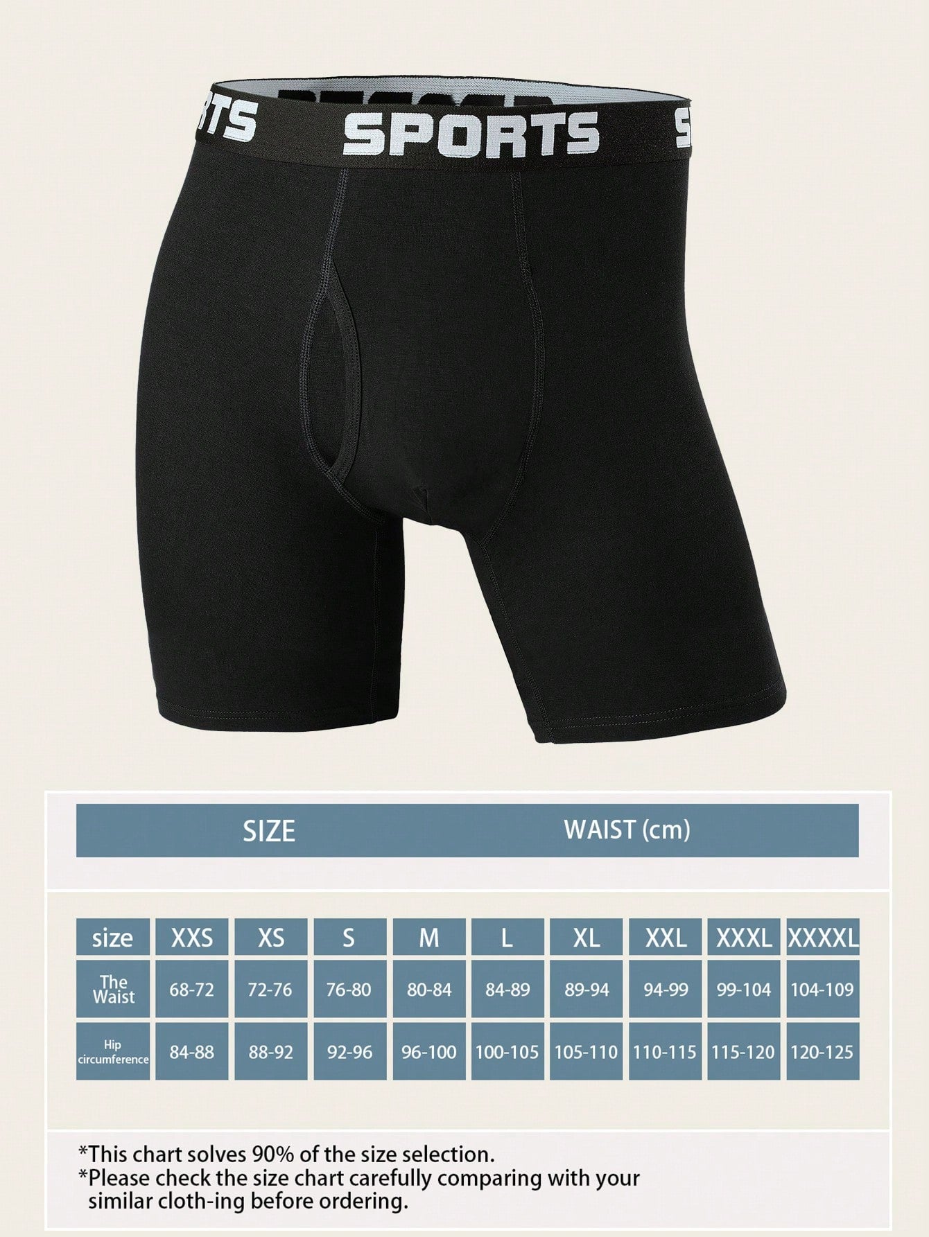 5pcs/Pack Men's Belted Boxer Briefs, Breathable High Elasticity Lettered Waist Cinching Briefs S-XXXXL
