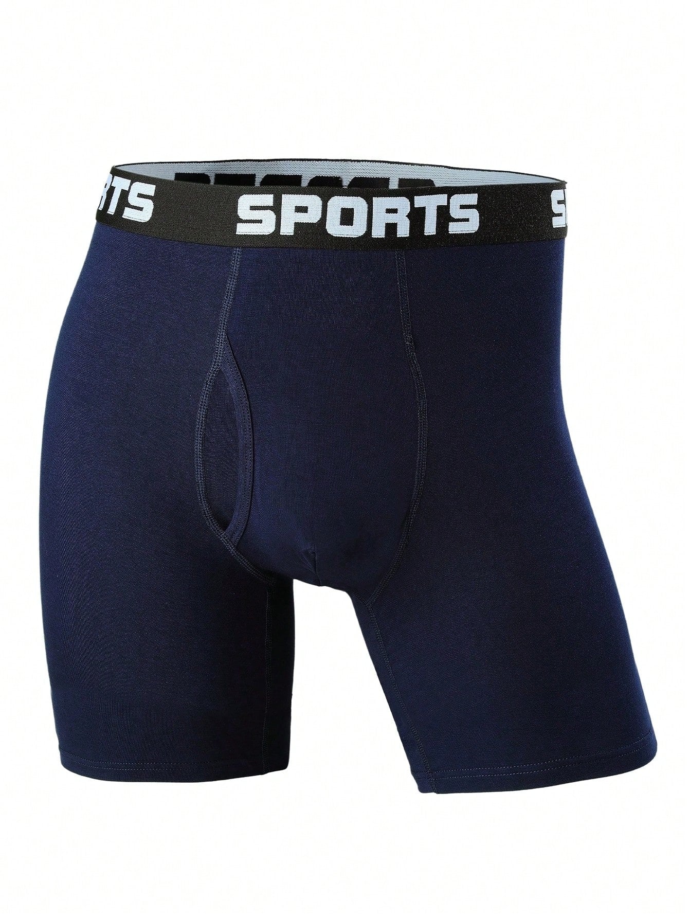 5pcs/Pack Men's Belted Boxer Briefs, Breathable High Elasticity Lettered Waist Cinching Briefs S-XXXXL