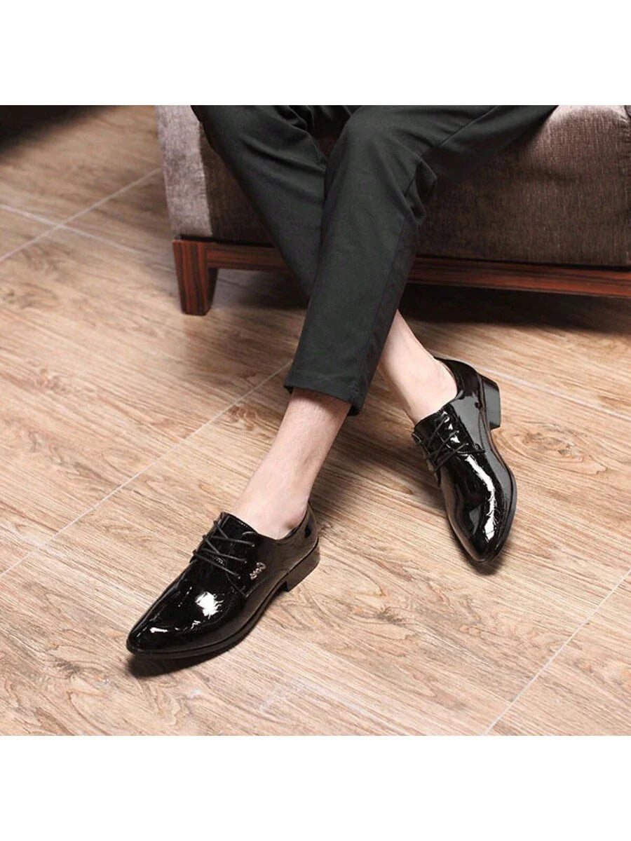 Plus Size Men Casual Business Dress Shoes Low-Top Sneakers Breathable Comfortable Dress Shoes For Young Men
