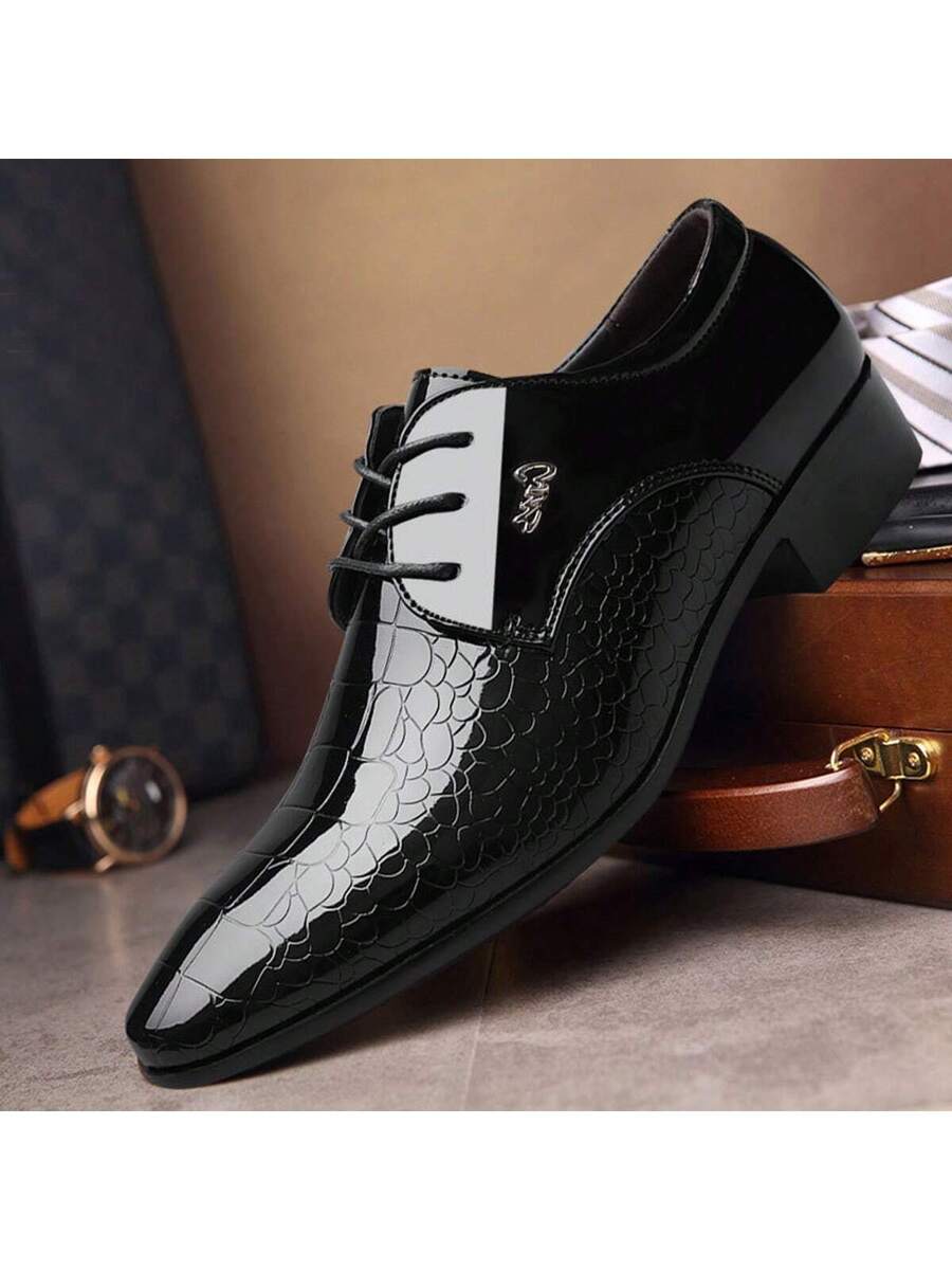 Plus Size Men Casual Business Dress Shoes Low-Top Sneakers Breathable Comfortable Dress Shoes For Young Men