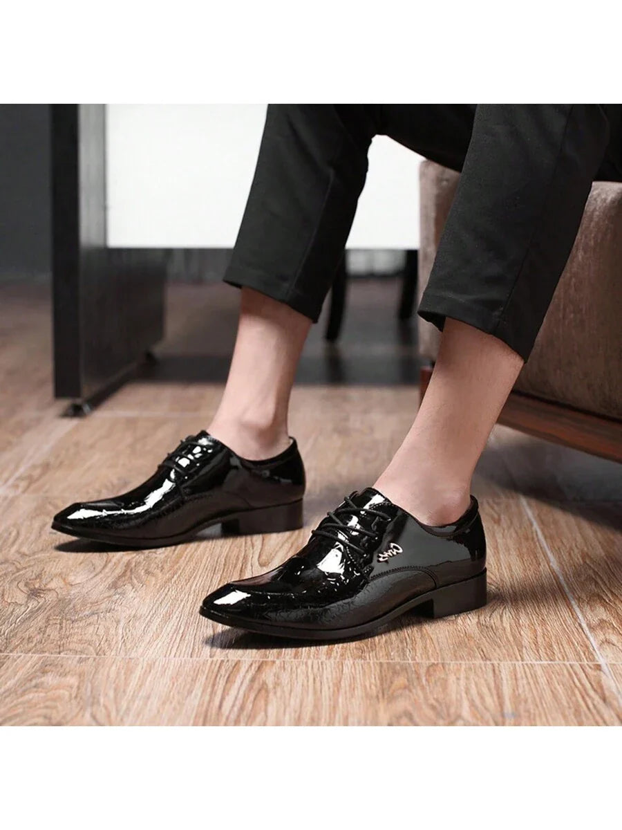 Plus Size Men Casual Business Dress Shoes Low-Top Sneakers Breathable Comfortable Dress Shoes For Young Men