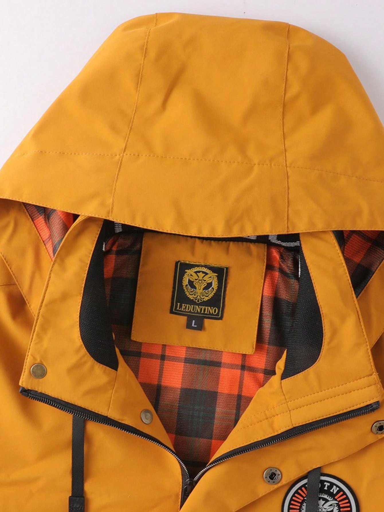 LEDUNTINO Spring/Summer Men's Fashion Zip-Up Casual Outdoor Jacket