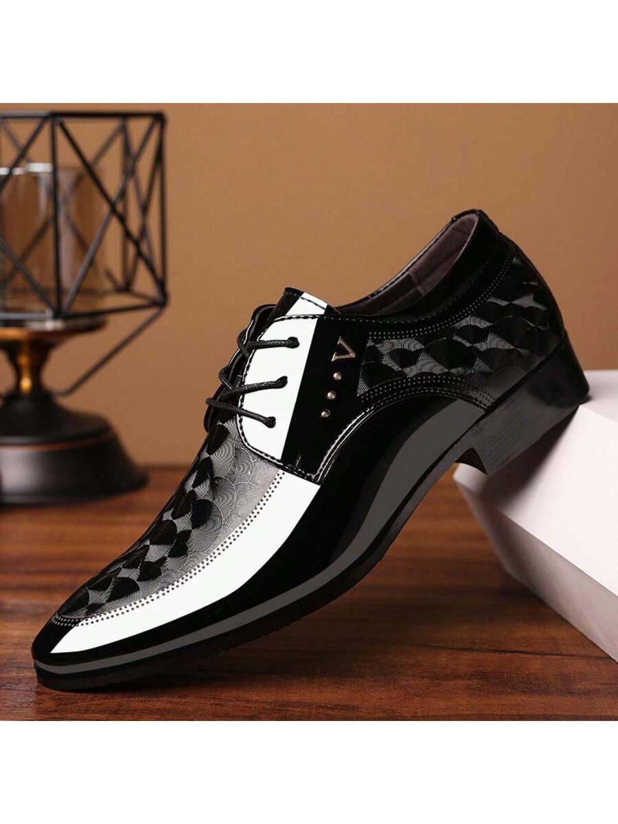 Plus Size Men Casual Business Dress Shoes Low-Top Sneakers Breathable Comfortable Dress Shoes For Young Men