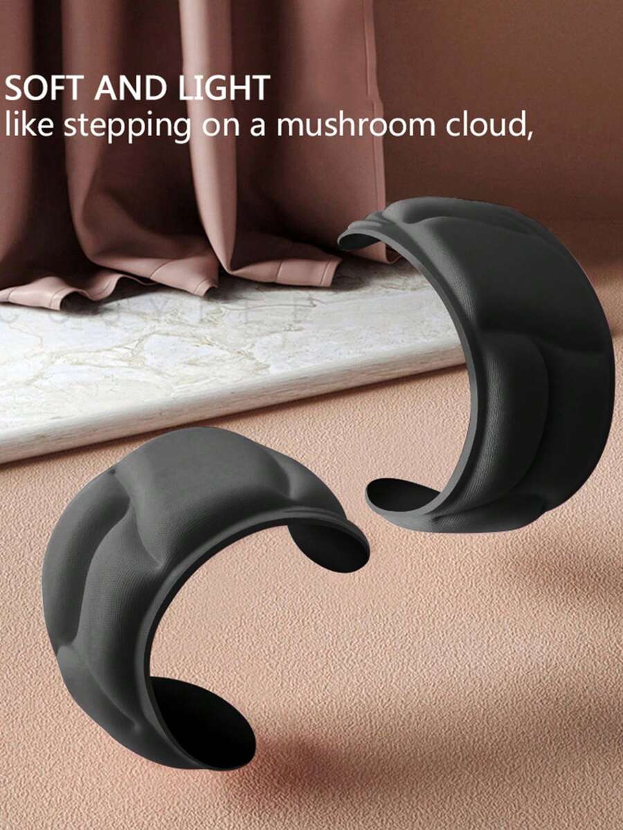 2 Pairs 5D Memory Foam Shoe Insoles, Comfortable High Resilience Thick Insoles With Arch Support For Running