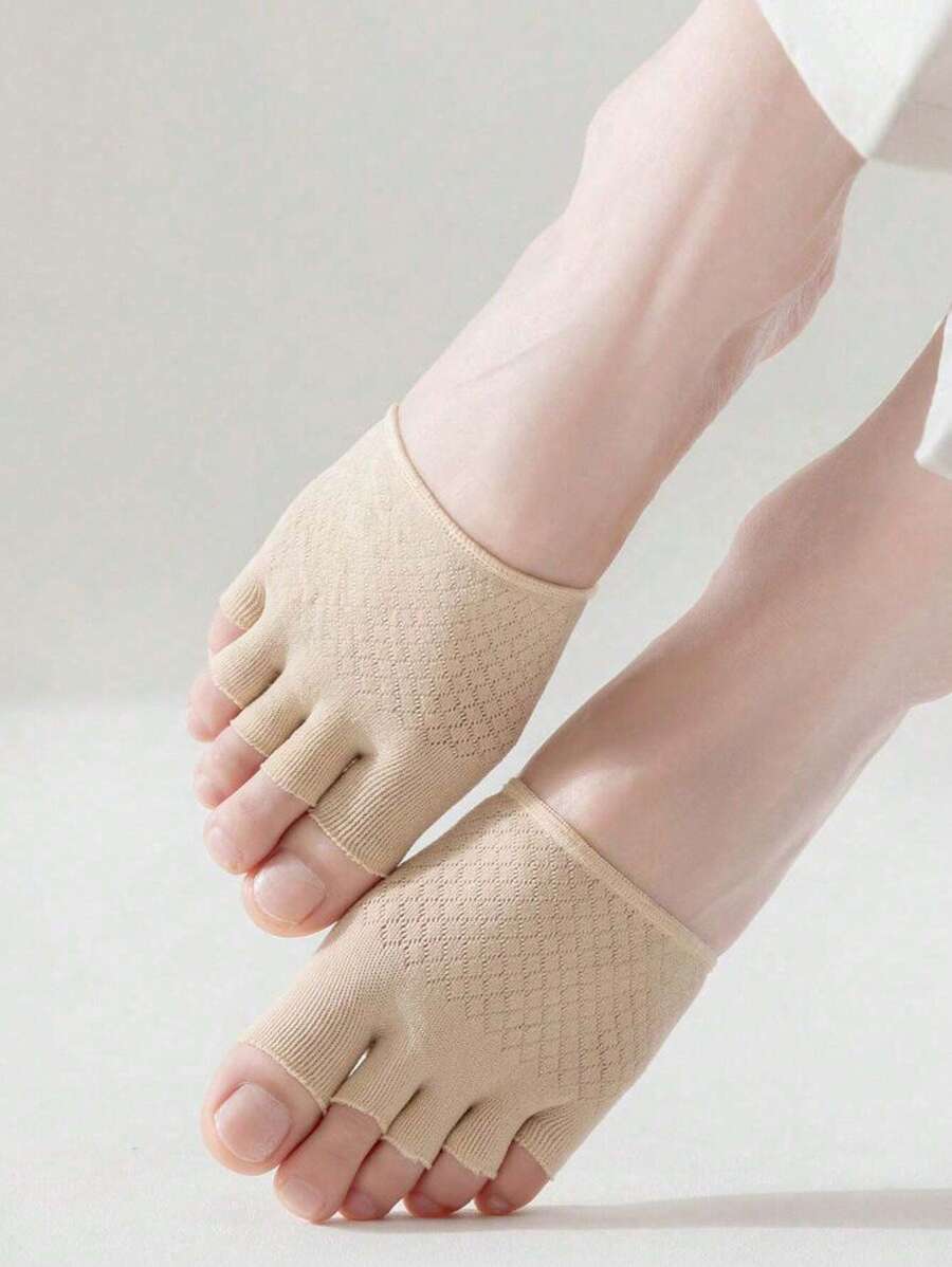 1 Pair Unisex Black Khaki Fabric Heel Protective Sleeves