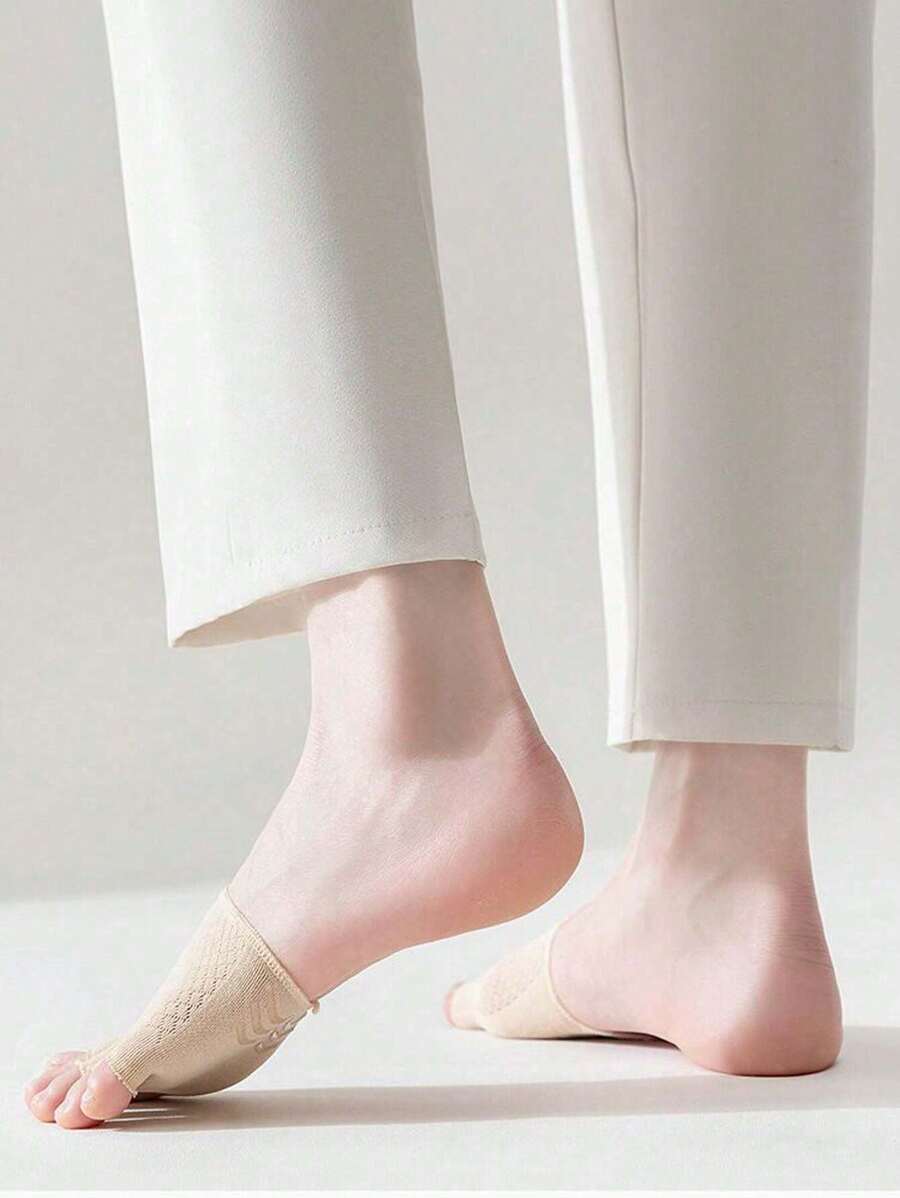 1 Pair Unisex Black Khaki Fabric Heel Protective Sleeves
