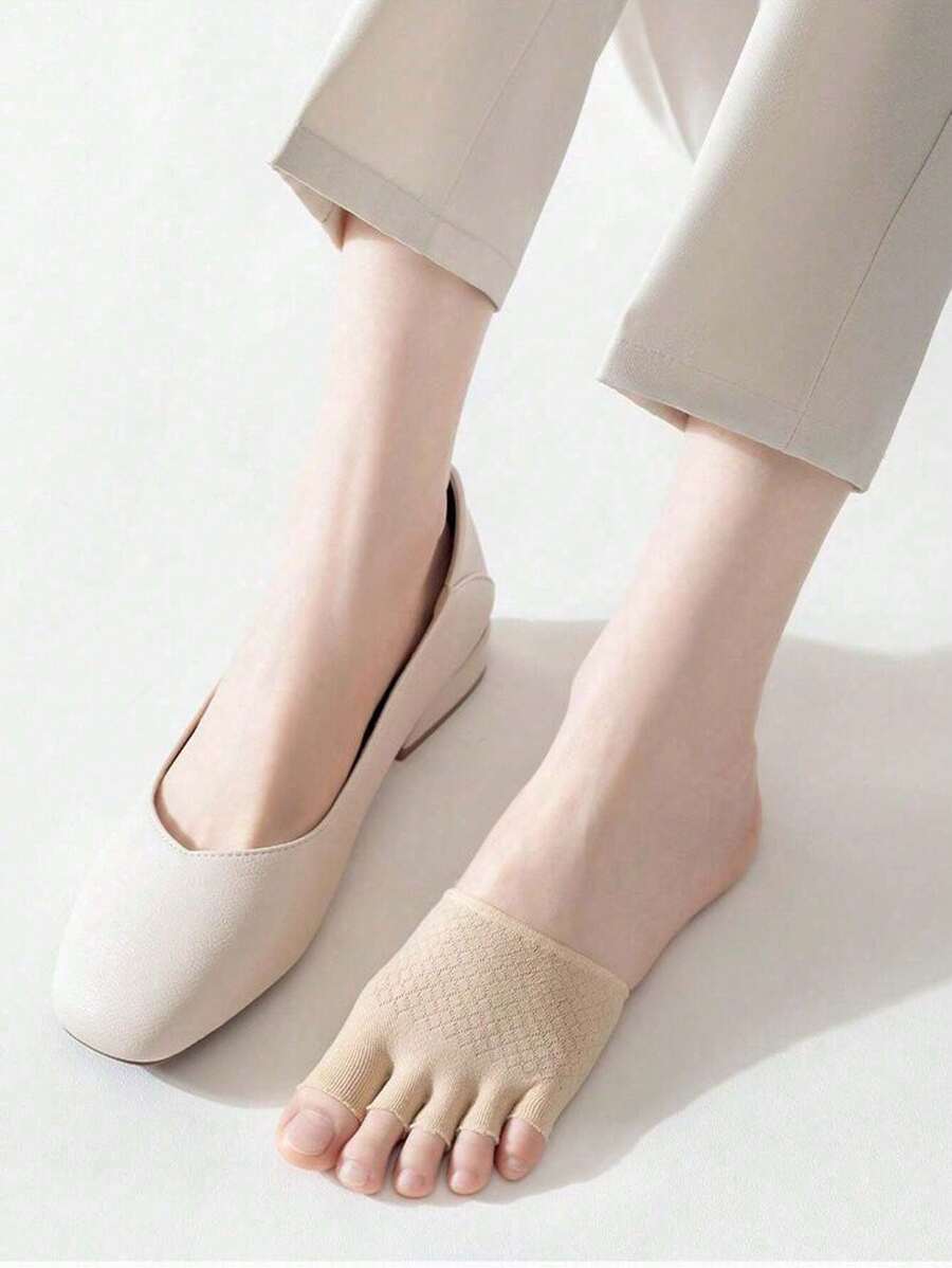 1 Pair Unisex Black Khaki Fabric Heel Protective Sleeves