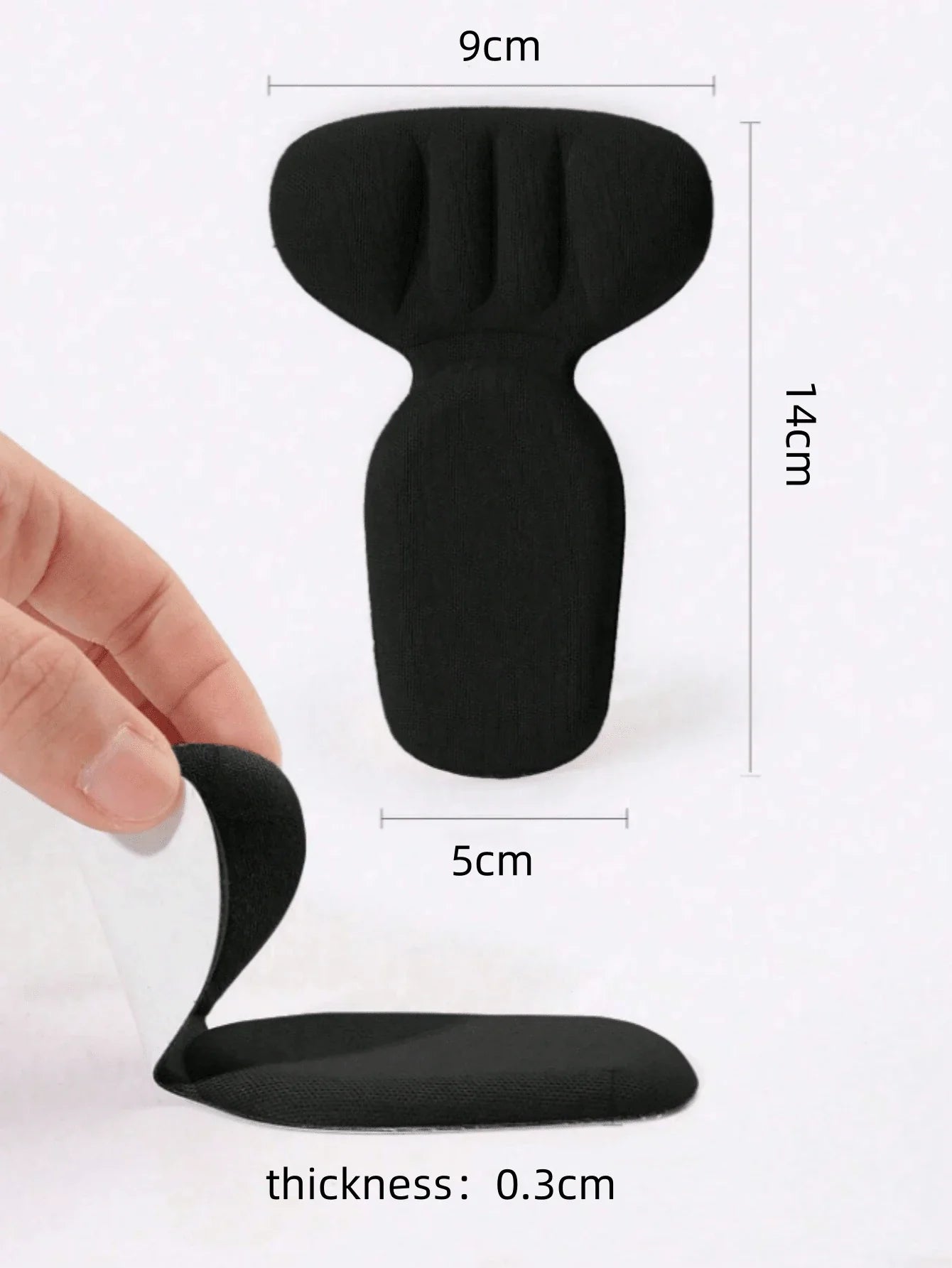 QKC 1 Pair Heel Grips Liner Cushions Inserts For Loose Shoes