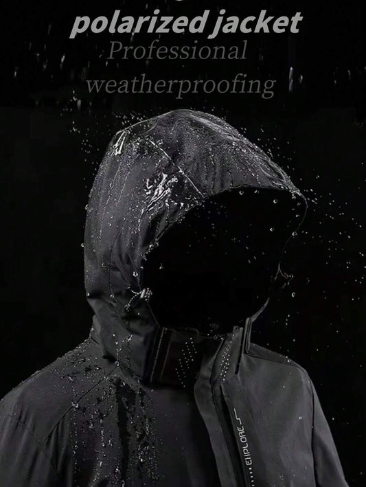1pc Men's Waterproof Windproof Outdoor Sports Casual Jacket