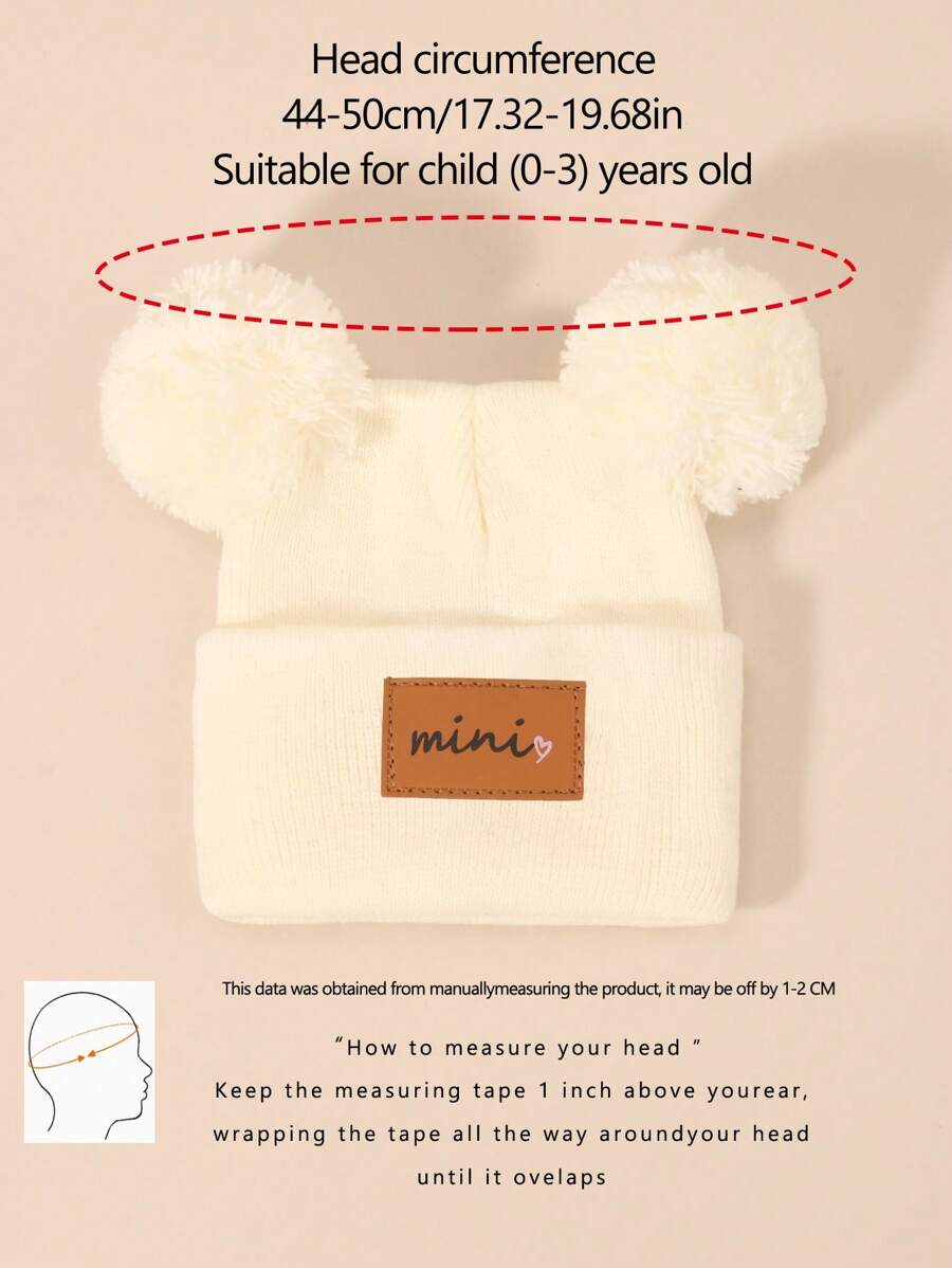 3 Packs Black Beanie Hat for Toddler & Kids (0-16Y)