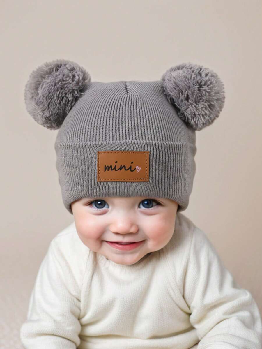 3 Packs Black Beanie Hat for Toddler & Kids (0-16Y)