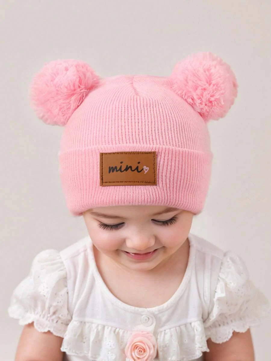 3 Packs Black Beanie Hat for Toddler & Kids (0-16Y)