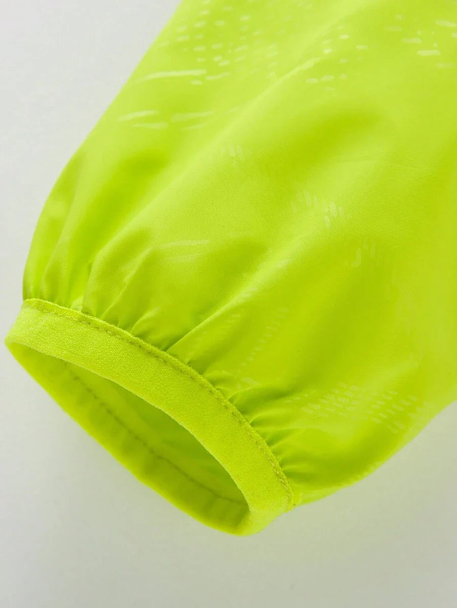 1pc Men Lightweight Quick Dry Jacket Outdoor Casual Water-Resistant Windbreaker, Suitable For Summer