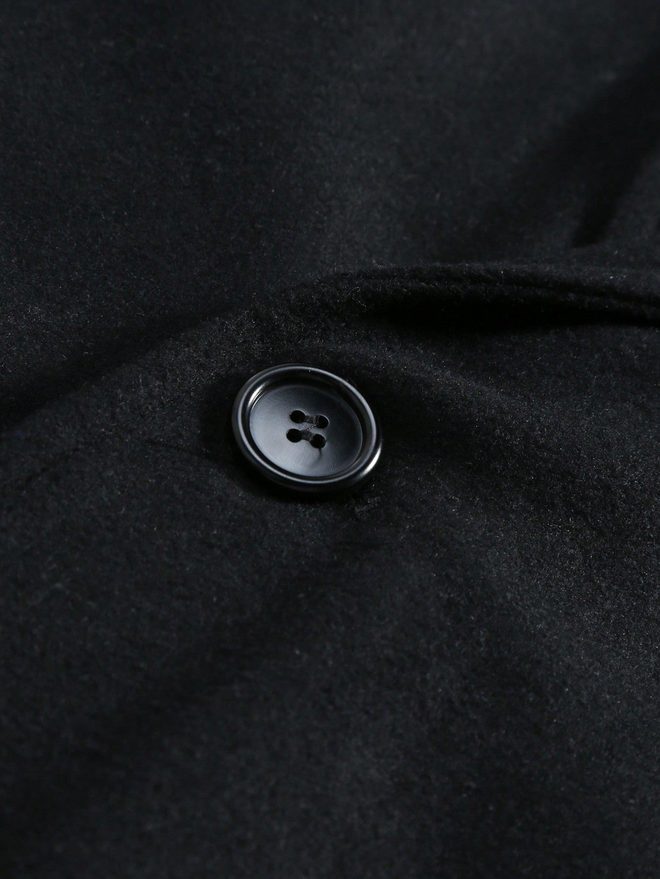 Men's Stand Collar Double Pocket Single-Breasted Coat