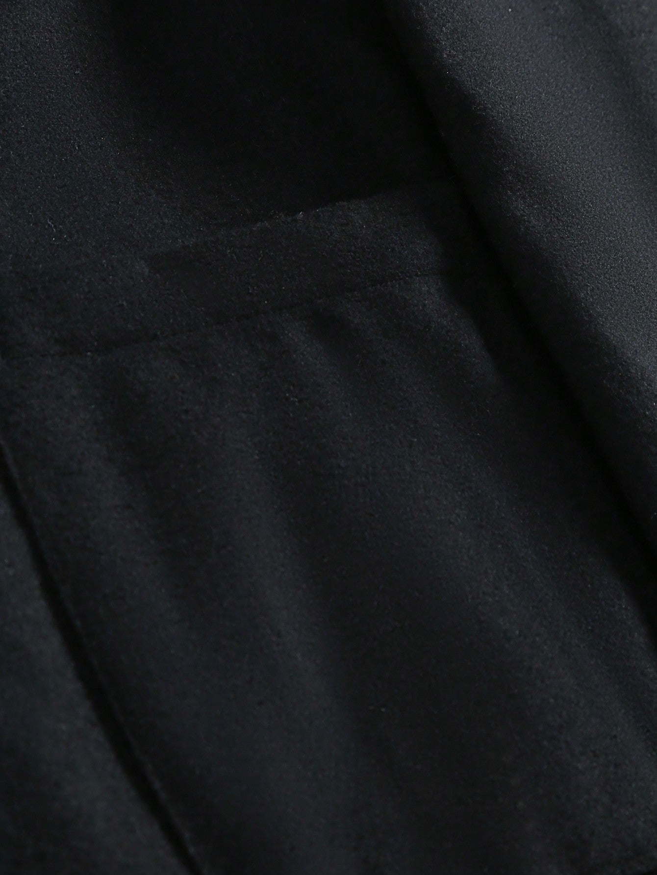 Men's Stand Collar Double Pocket Single-Breasted Coat