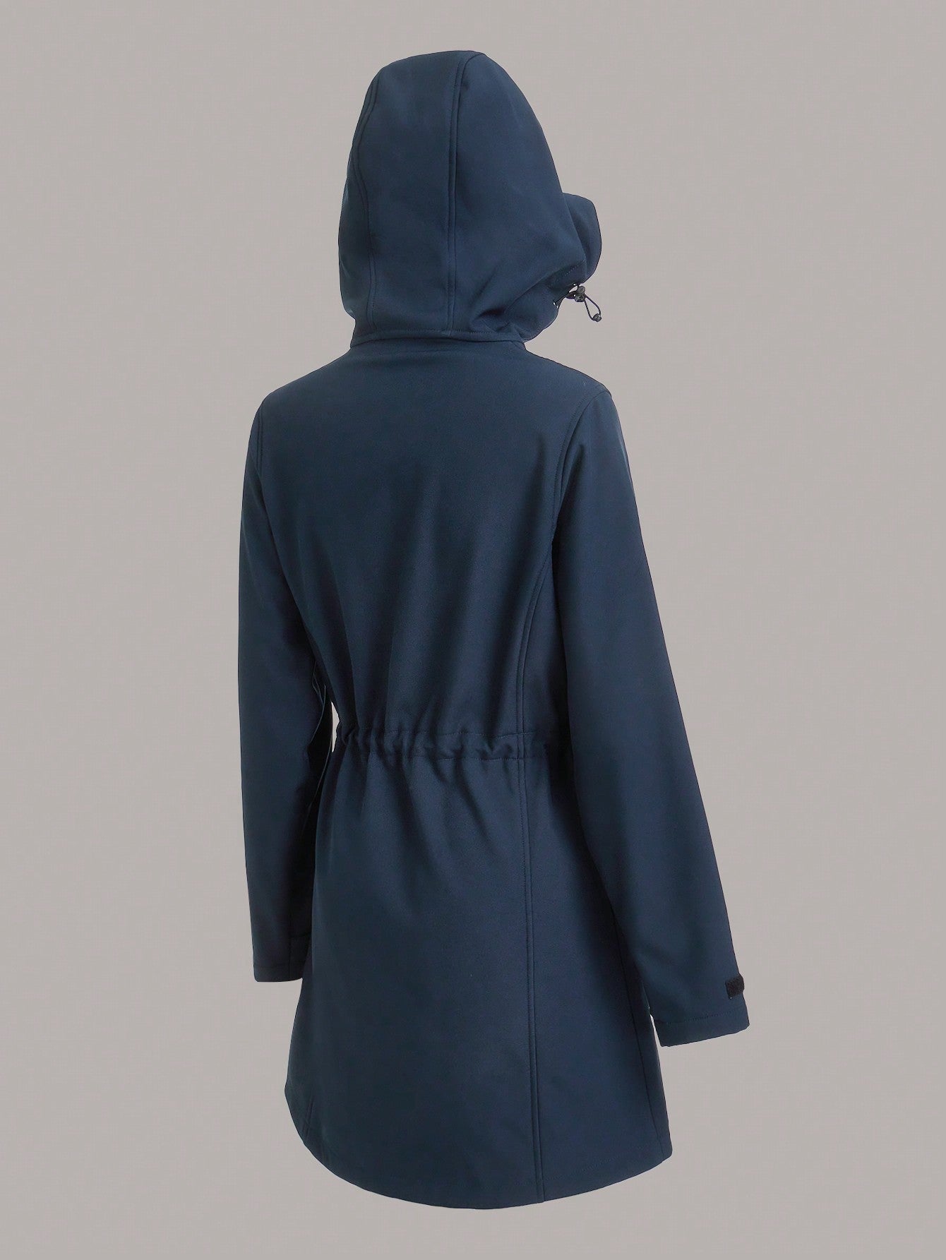 In My Nature Women's Outdoor Hooded Softshell Jacket With Adjustable Waist, Waterproof And Windproof For Camping, Hiking, Commuting