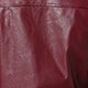 Men's Red Zipper Designed Biker Vest With Collar, Long Sleeve