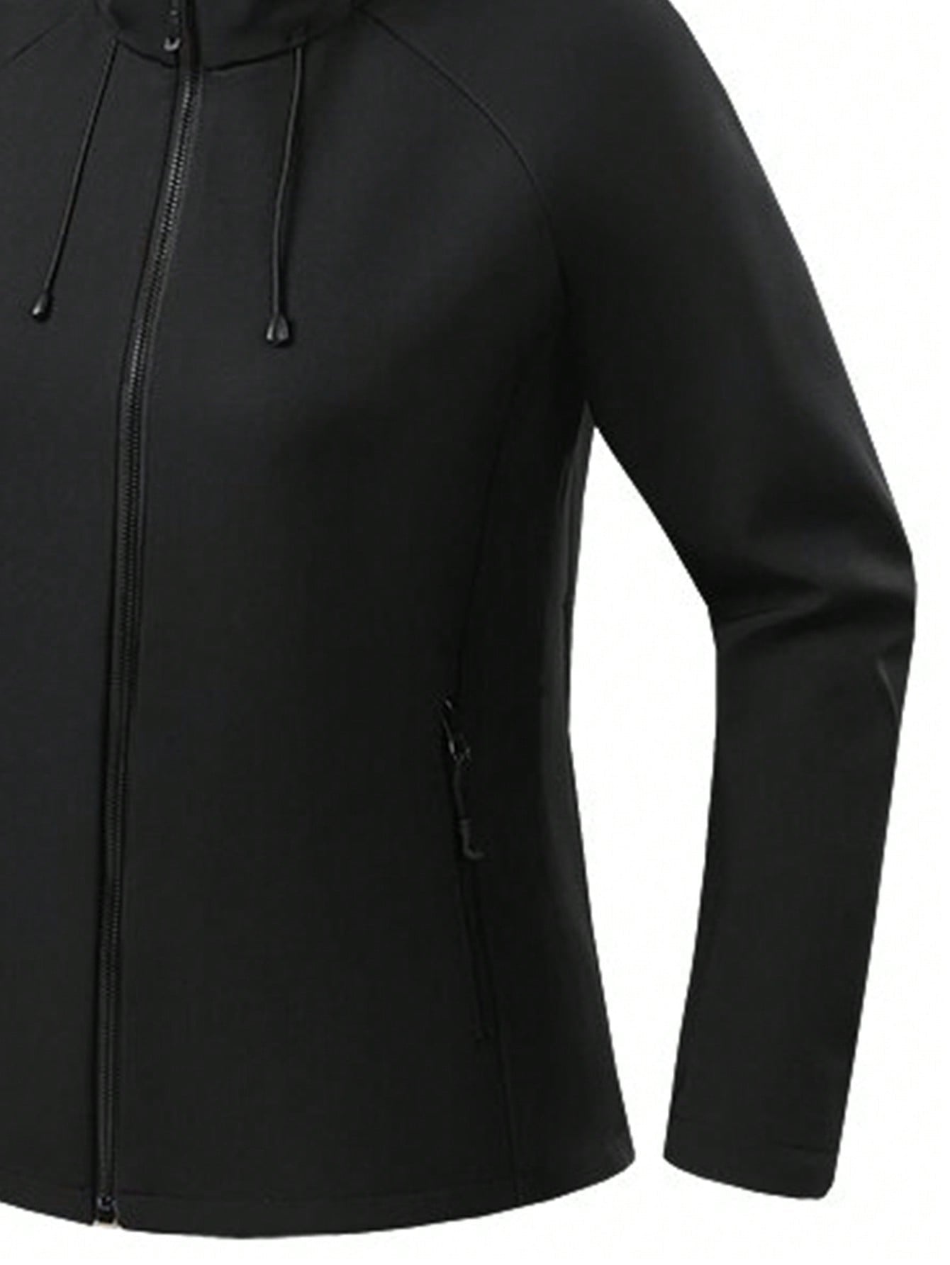 1pc Women's Outdoor Softshell Thermal Lined Windproof Waterproof Jacket For Hiking Camping, Autumn/Winter, Fleece