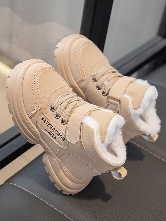 Kids Warm Thermal Lined Winter Outdoor Sport Boots