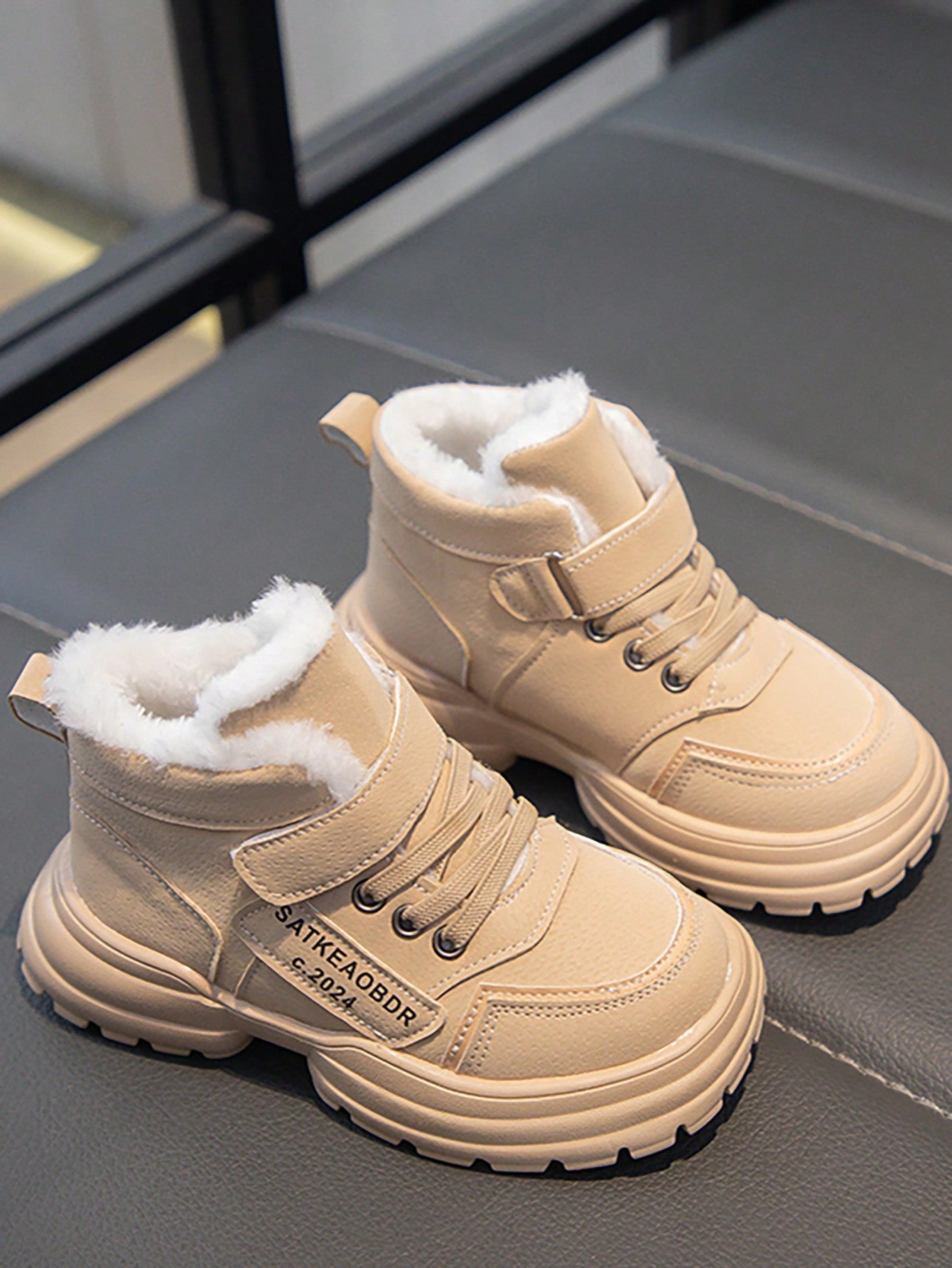Kids Warm Thermal Lined Winter Outdoor Sport Boots