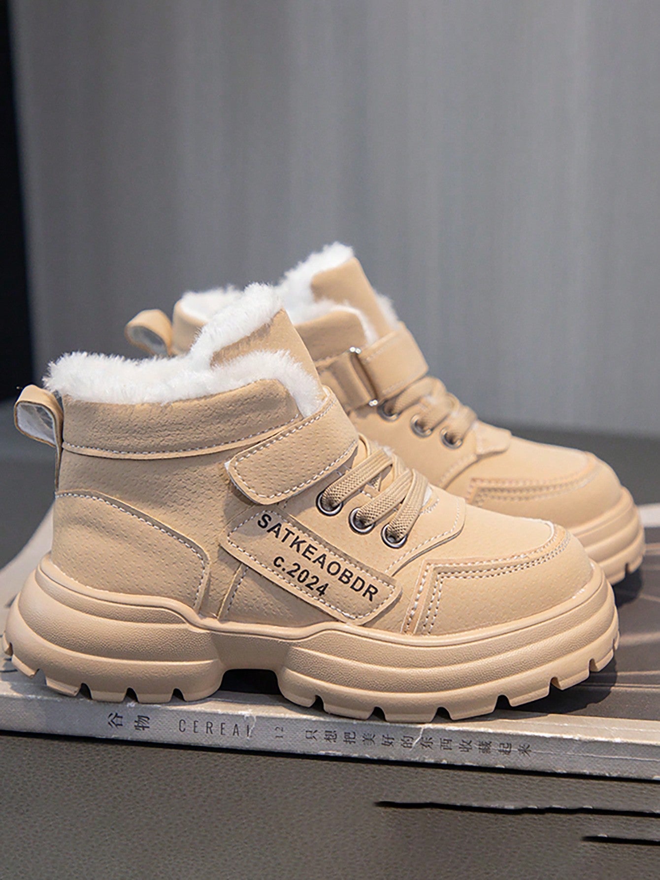 Kids Warm Thermal Lined Winter Outdoor Sport Boots