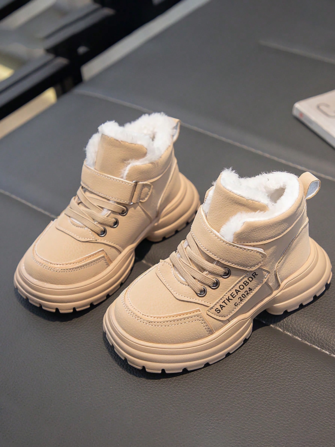 Kids Warm Thermal Lined Winter Outdoor Sport Boots