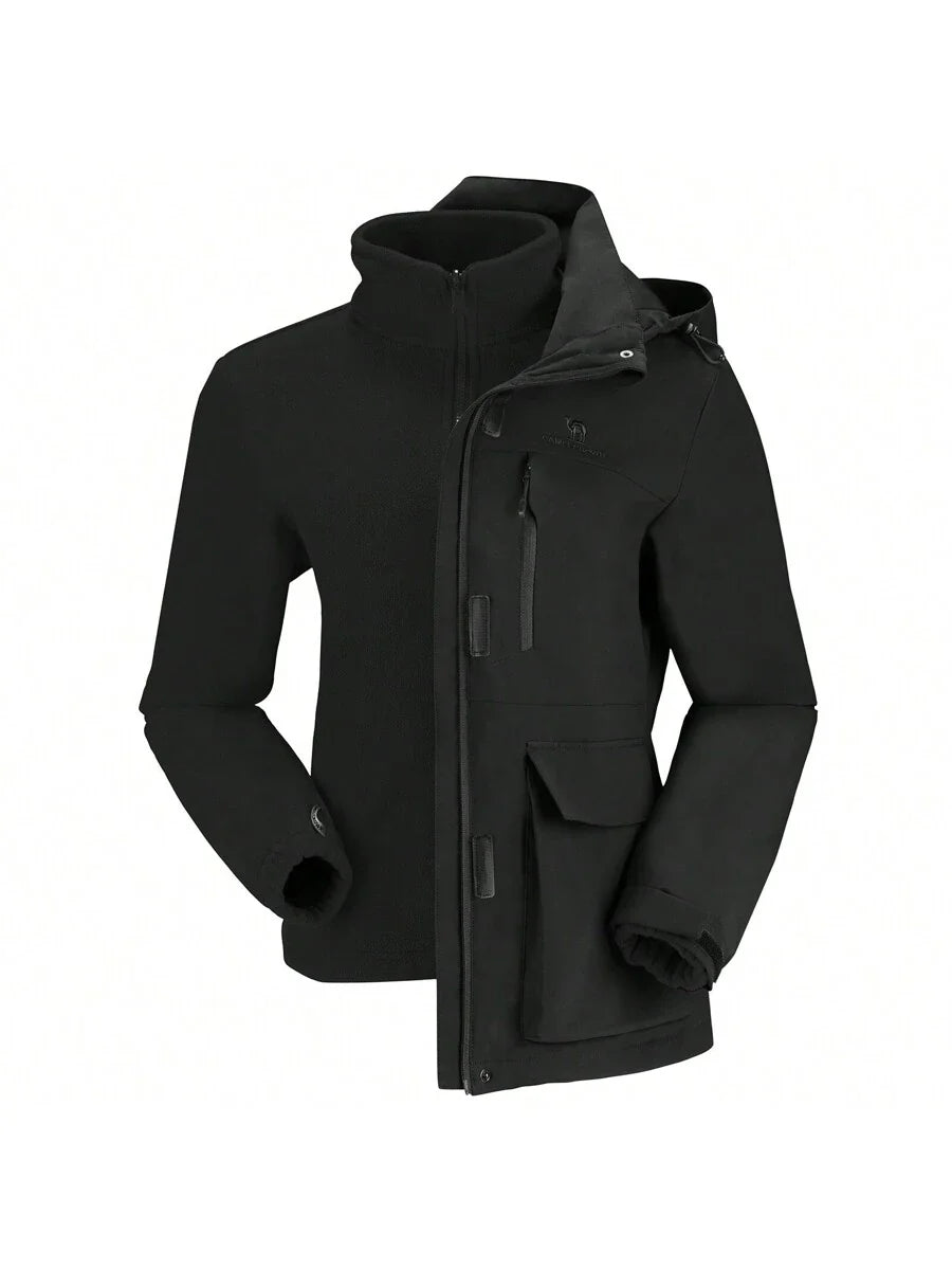 CAMEL CROWN Women's Lightweight Waterproof Rain Jacket Zip Up Wind Breaker Jacket For Hiking